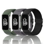 Geflochtenes Armband für Fitbit Charge 5, Charge 6 Uhr