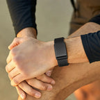 Nylonarmband für Google Fitbit Air Uhr in Schwarz