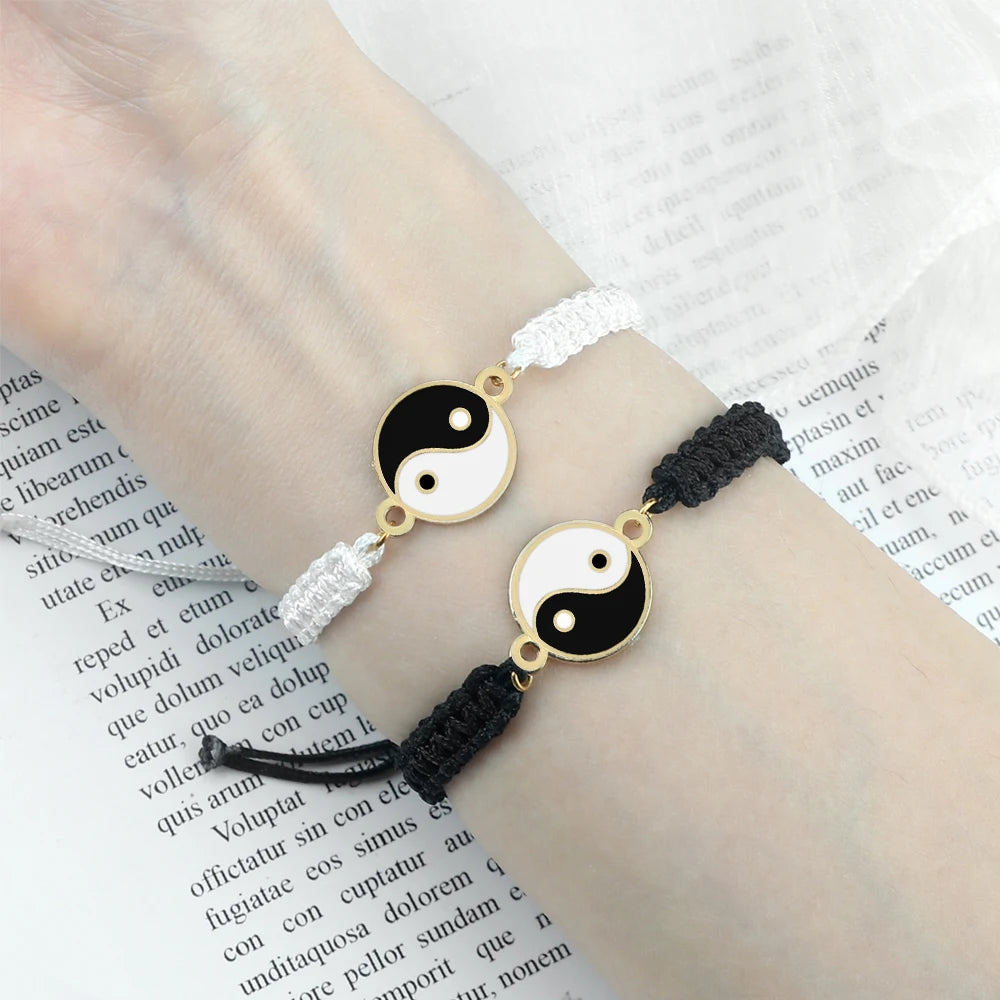 Geflochtenes Yin Yang Armband 