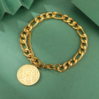 Triquetra-Armband Knoten der Dreifaltigkeit Gold