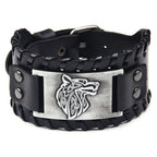 Viking Wolf Fenrir Armband silber