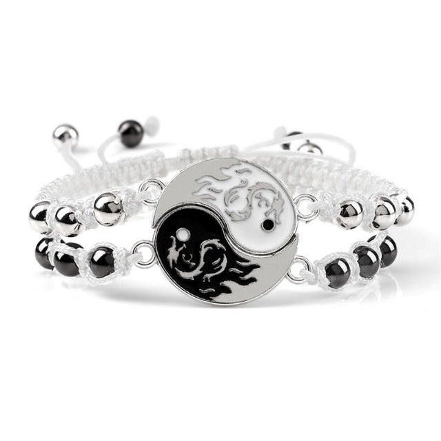 Yin Yang Armband Trennbar Paar Beste Freunde Mann Frau 