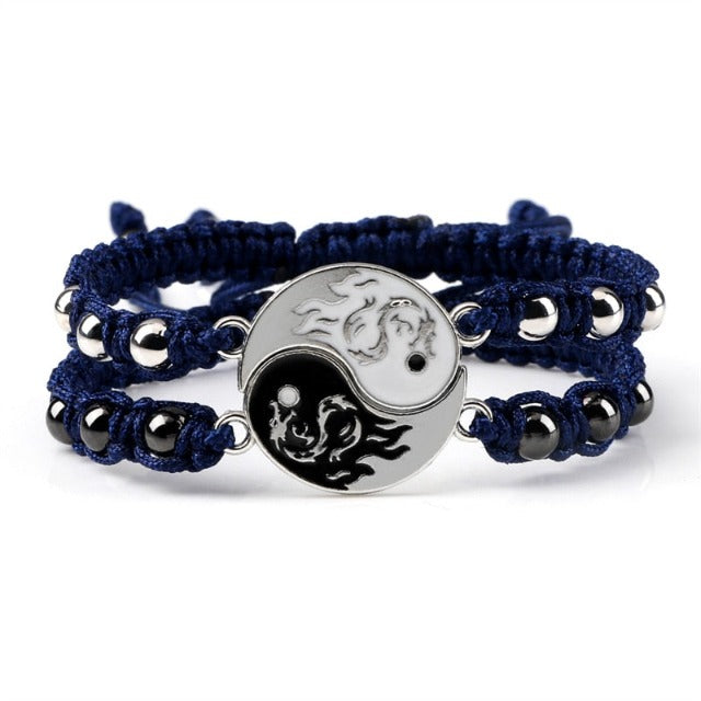 Yin Yang Armband Trennbar Paar Beste Freunde Mann Frau 