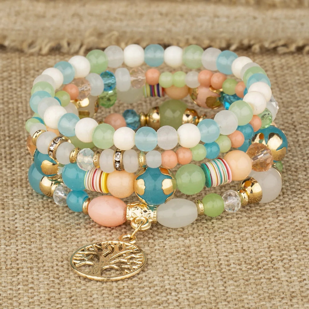 Armbänder mit mehrfarbigem Lebensbaum