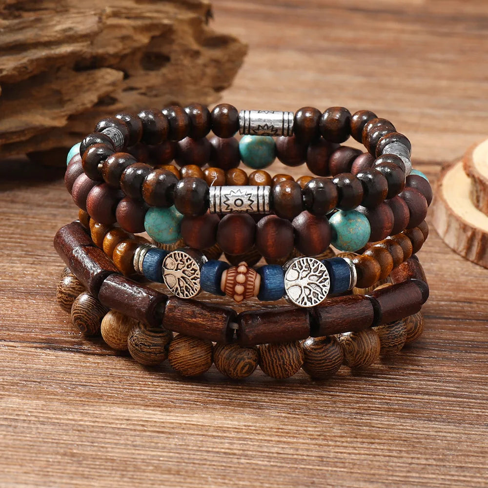 Ethnisch inspirierte Armbänder in mehreren Farben 2