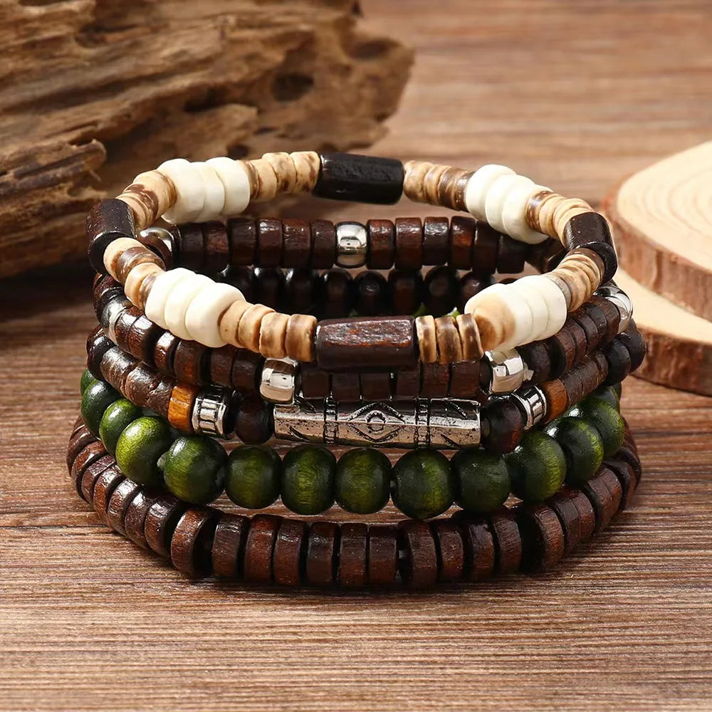Ethnisch inspirierte Armbänder in mehreren Farben 3