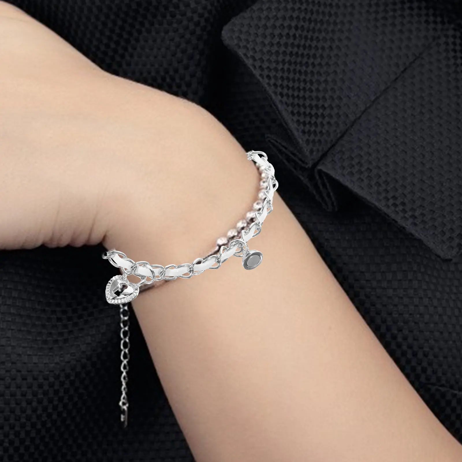 Armbänder für Paare mit Schlüssel und Schloss