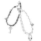 Armbänder für Paare mit Schlüssel und Schloss