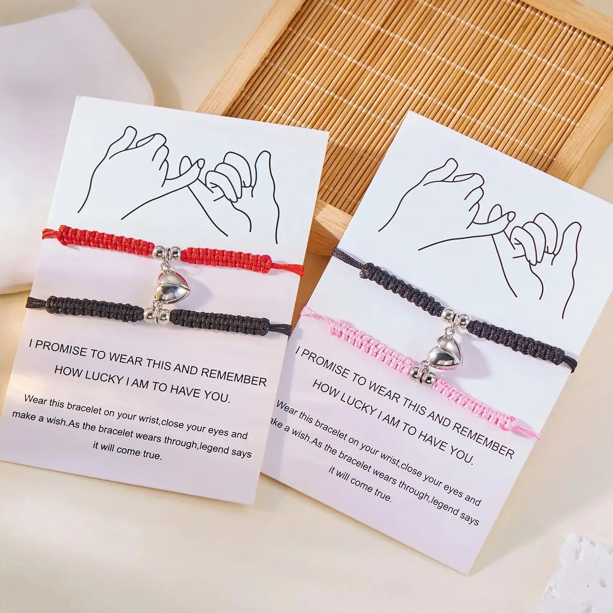 Armbänder für romantische Freundschaftspaare
