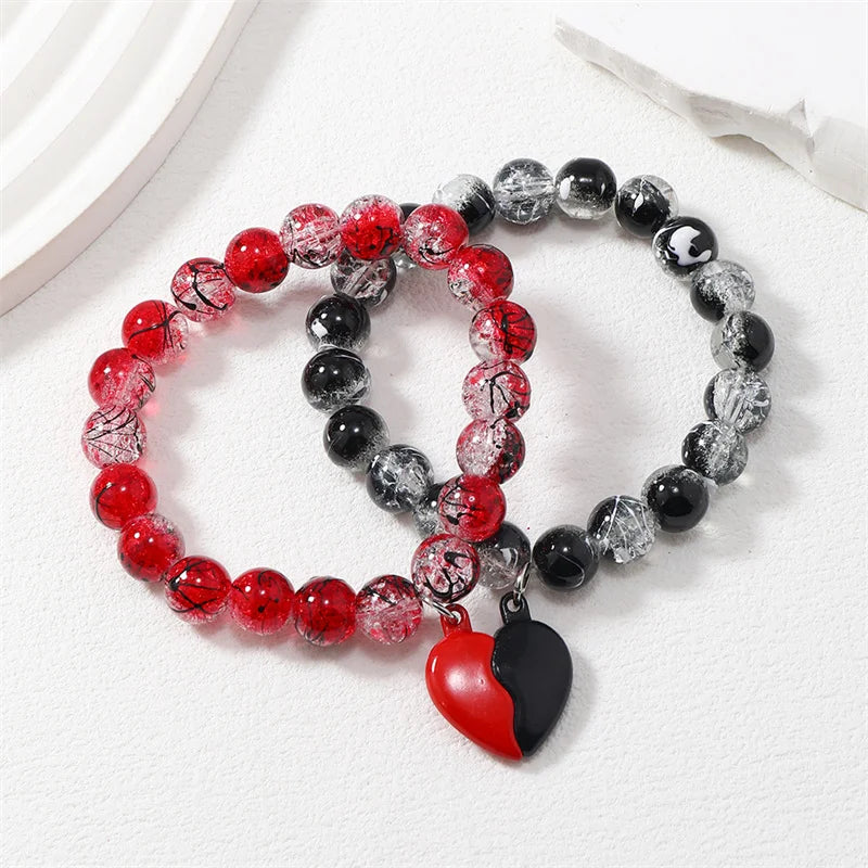 Armbänder für Paare Romantisches Magnetisches Gourmette 1