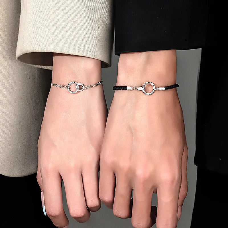 Armbänder für romantische Paare Gourmetglieder Ringe