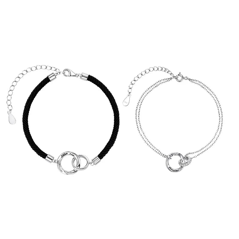 Armbänder für romantische Paare Gourmetglieder Ringe 