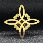 Hexenknoten Brosche Wicca Schutz Pins 