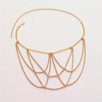 Strass-Oberschenkelschmuck – Beinschmuck für Damen, Gold