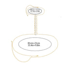 Frauen Drehteilekette Halskette Schmuck Brust