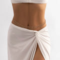 Hüftkette - Taille- und Bauchschnuck für Damen Gold