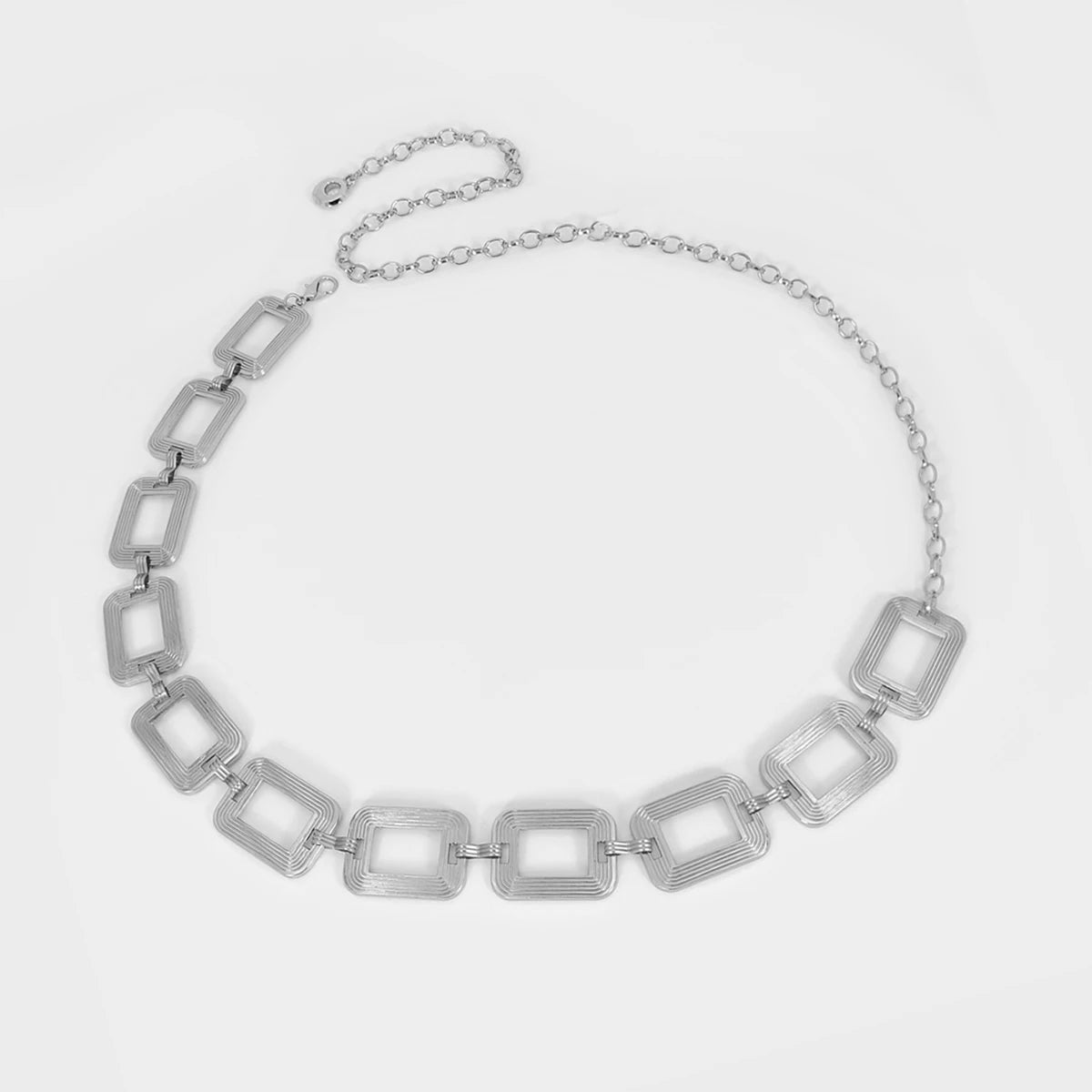 Boho-Hüftkette - Taille- und Bauchschmuck für Damen in Silber