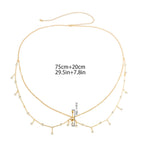 Hüft- und Bauchkette - Taillen- und Bauchschmuck für Damen