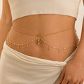 Hüft- und Bauchkette - Taillen- und Bauchschmuck für Damen Gold