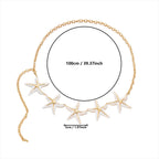 Seestern-Hüftkette - Taillen- und Bauchtier-Schmuck für Damen