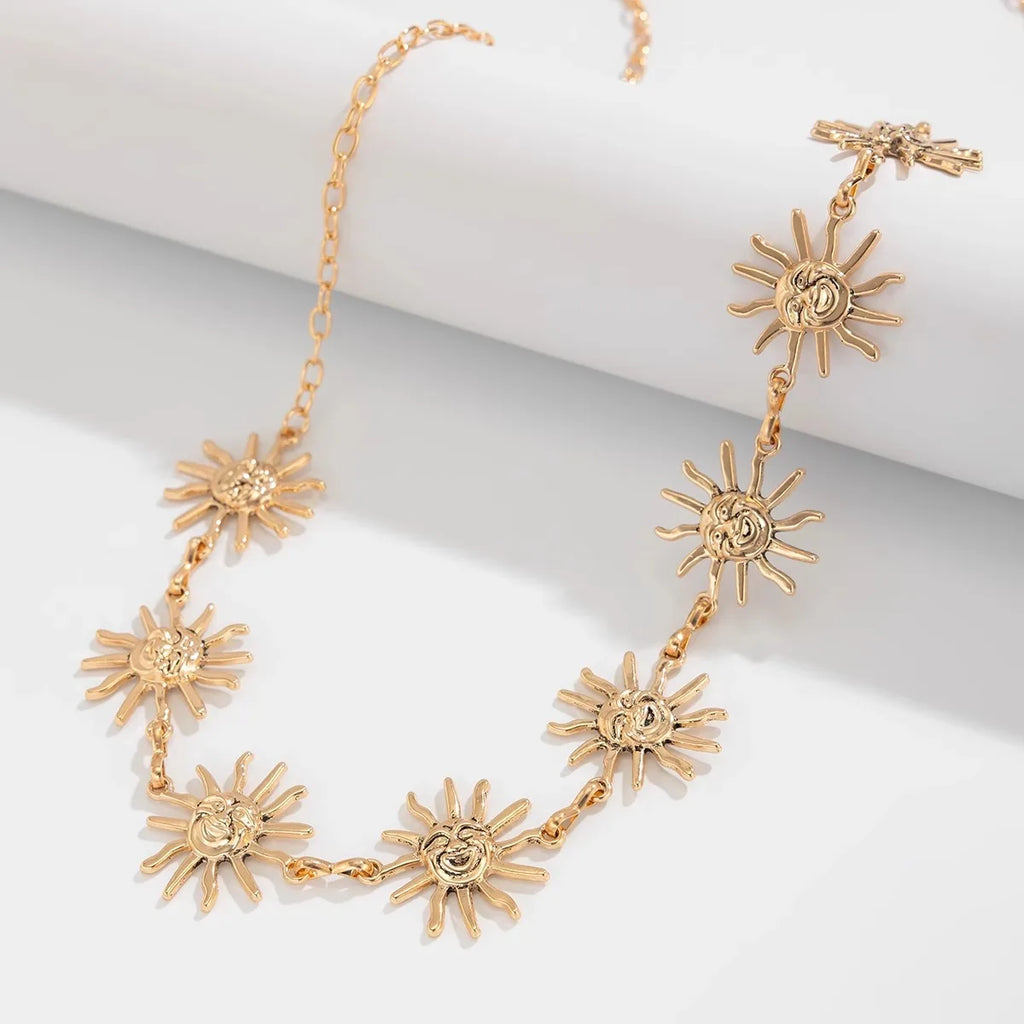 Hüftkette Sonne - Taillen- und Bauchkette für Damen 