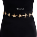 Hüftkette Sonne - Taillen- und Bauchkette für Damen