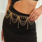 Orientalische Hüftkette – Taille- und Bauchschmuck für Damen Stern 