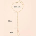 Halskette Hand & Finger Handgelenk Schmuck Frau