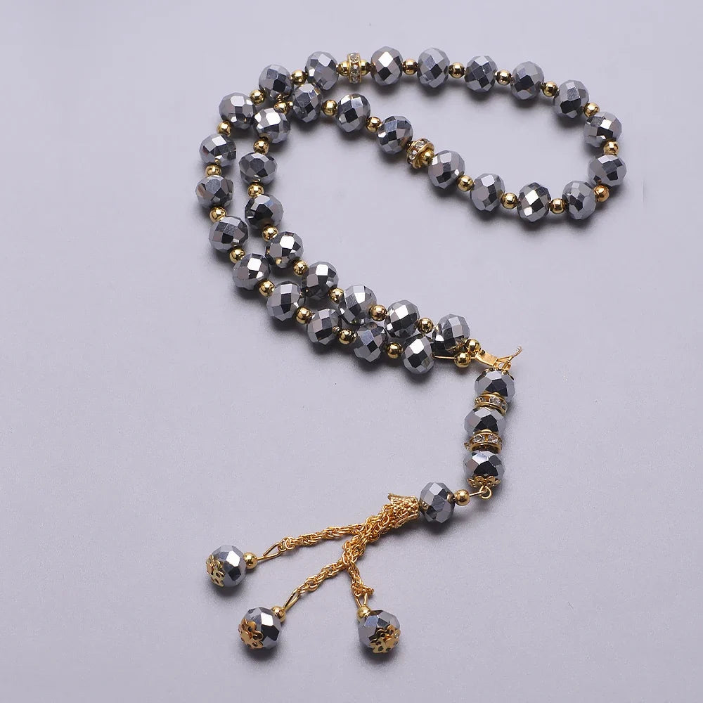 Rosenkranz-Armband für arabische Männer oder Frauen in Silber