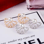 Lotusblumen-Ohrstecker für Damen