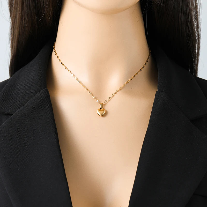 Schmuckset mit 3 Herzstücken 