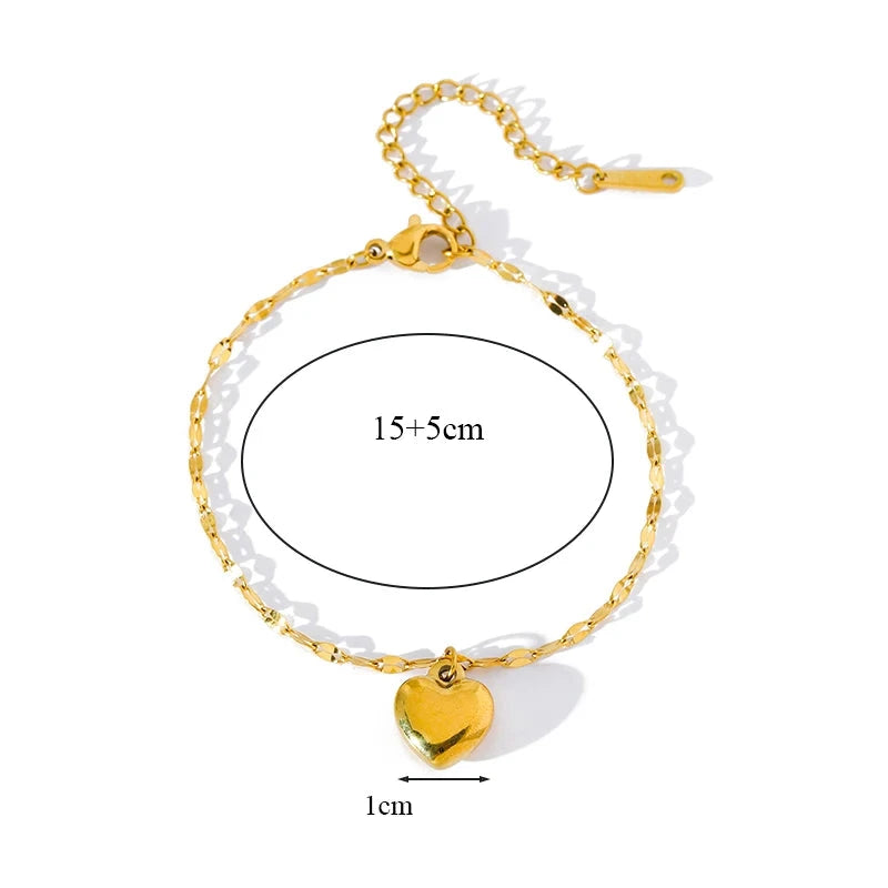 Schmuckset mit 3 Herzstücken 