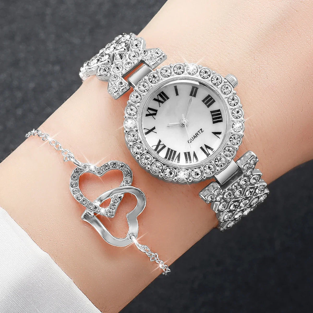 Set mit 5 Herzschmuckstücken 