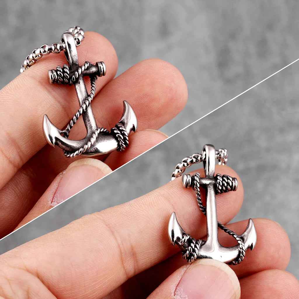 Herren-Ankerkette Silber
