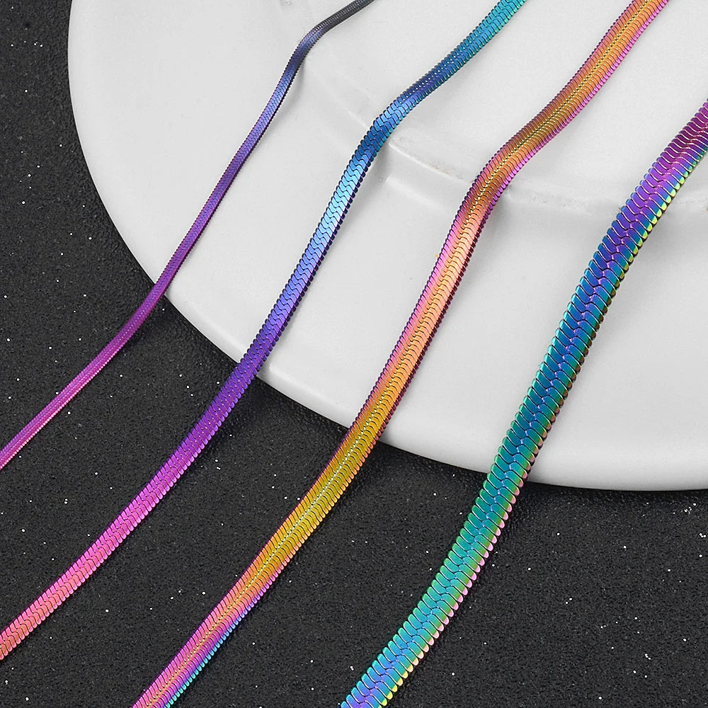 Halskette mit Regenbogen-Anhänger für Herren oder Damen