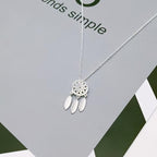 Silber Traumfänger Halskette 