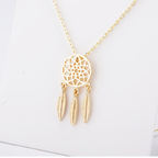 Gold Traumfänger Halskette