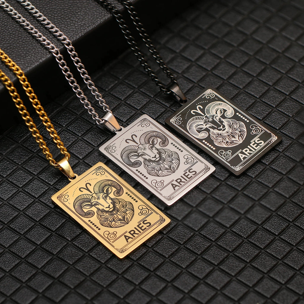 Halskette mit hübschem Anhänger Sternzeichen des Tierkreises