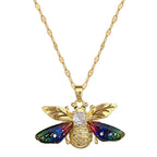 Halskette mit Bienenanhänger