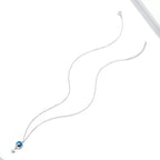 Halskette mit Anhänger mit Mond- und Katzenmotiv