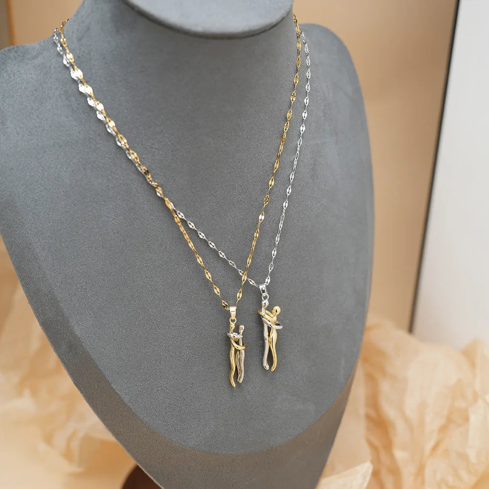 Halskette mit Liebes-Kuschel-Anhänger 