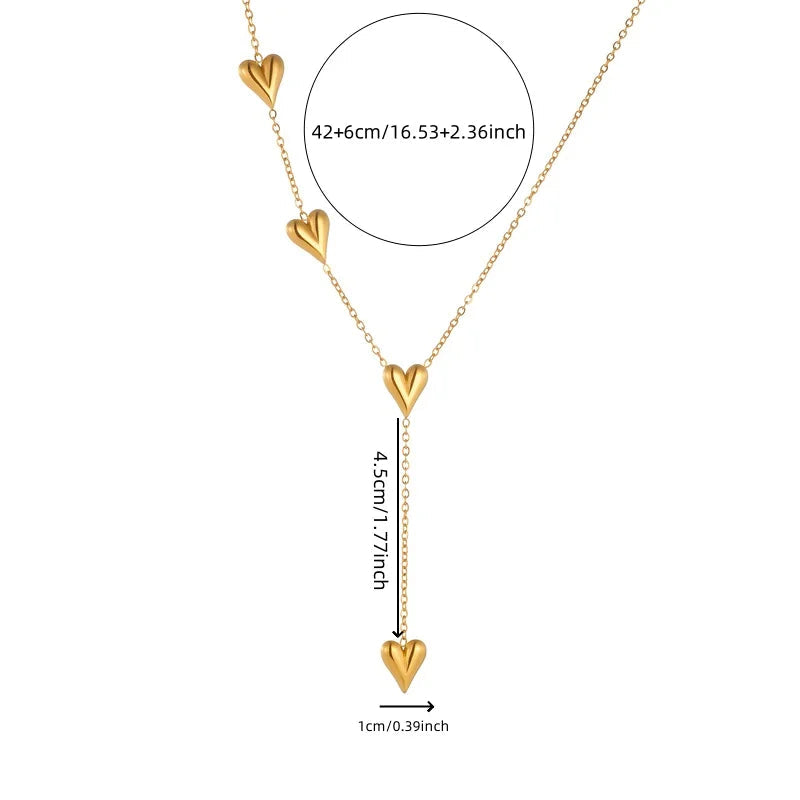 Halskette mit Herzanhänger für Damen