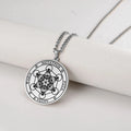 Halskette mit Metatron Würfel Anhänger silber