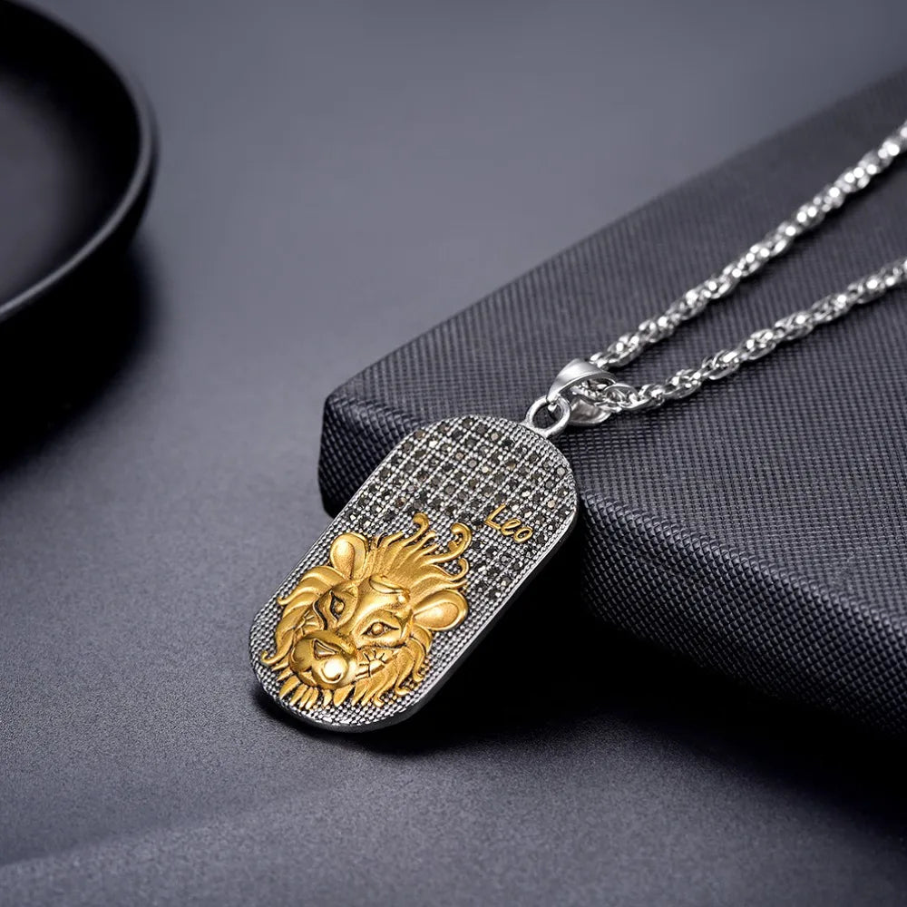 Halskette mit Anhänger im Stil des astrologischen Sternzeichens