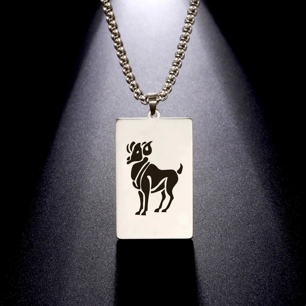 Halskette mit elegantem Anhänger astrologisches Sternzeichen