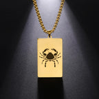 Halskette mit elegantem Anhänger astrologisches Sternzeichen