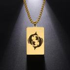 Halskette mit elegantem Anhänger astrologisches Sternzeichen