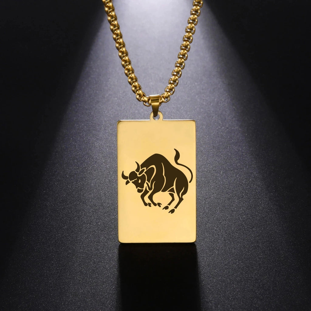 Halskette mit elegantem Anhänger astrologisches Sternzeichen