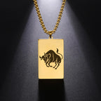 Halskette mit elegantem Anhänger astrologisches Sternzeichen