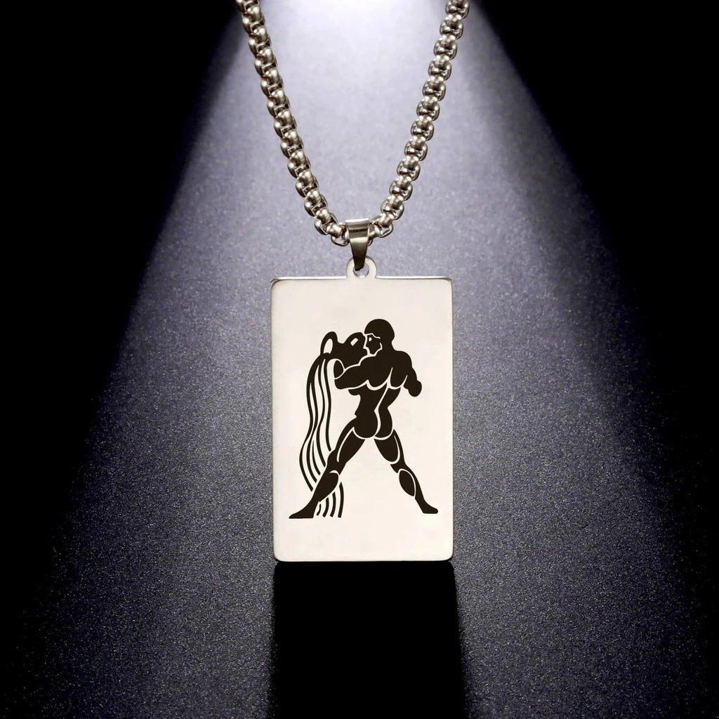 Halskette mit elegantem Anhänger astrologisches Sternzeichen